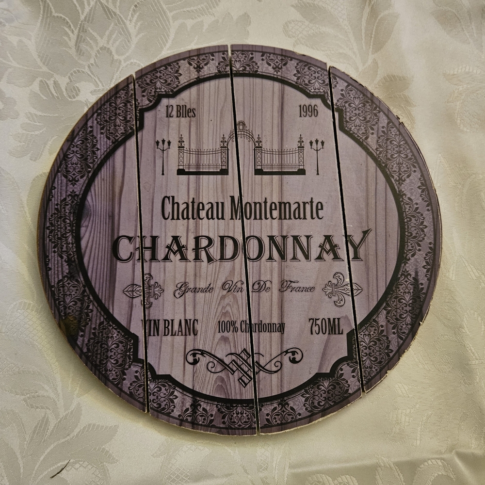 Boston Warehouse Purple Wine Barrel Wall Art